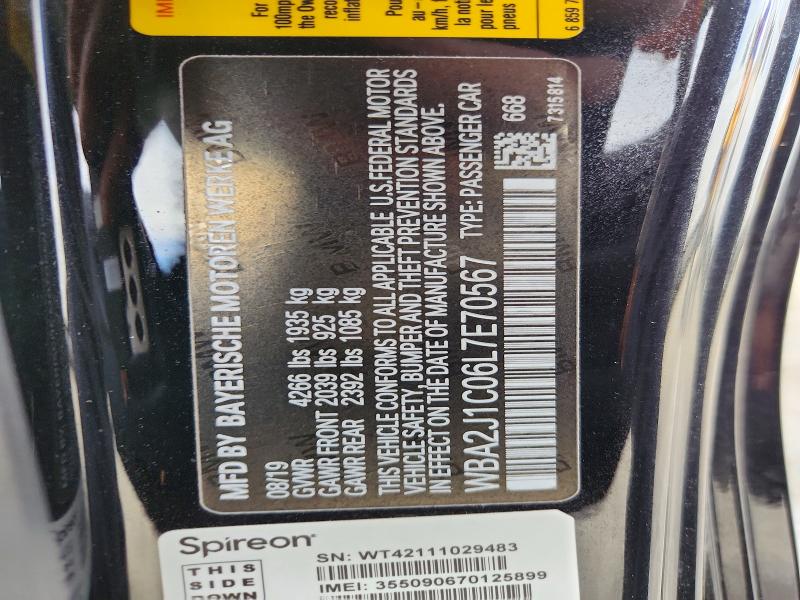Продаж на аукціоні авто 2020 Bmw 230i, vin: WBA2J1C06L7E70567, номер лоту: 49509546
