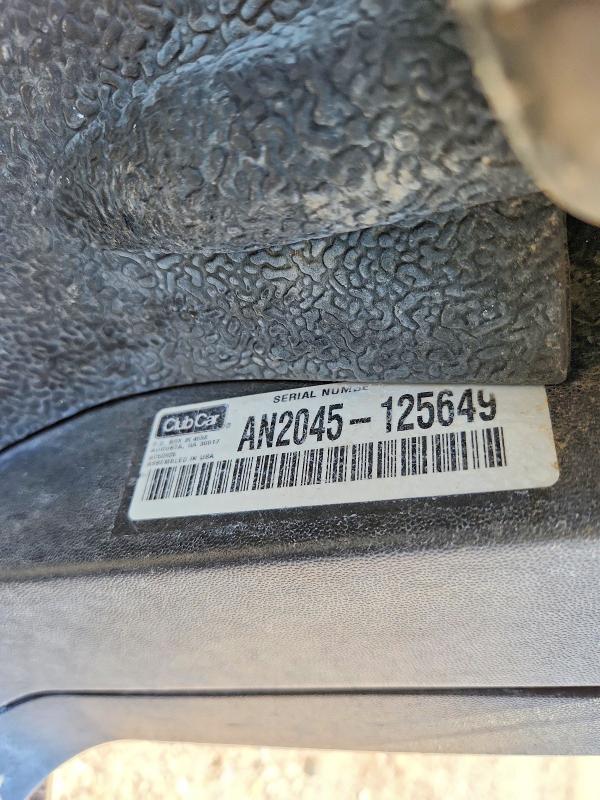 2020 Club Car Tempo Lithium მანქანა იყიდება აუქციონზე, vin: AN2045125649, აუქციონის ნომერი: 49660876