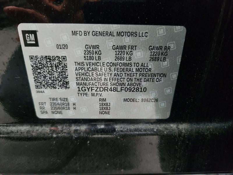 Aukcja sprzedaży 2020 Cadillac Xt4, vin: 1GYFZDR48LF092810, numer aukcji: 49280756