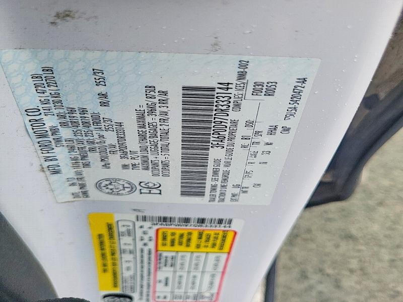 Aukcja sprzedaży 2013 Ford Fusion, vin: 3FA6P0D97DR333144, numer aukcji: 50602586