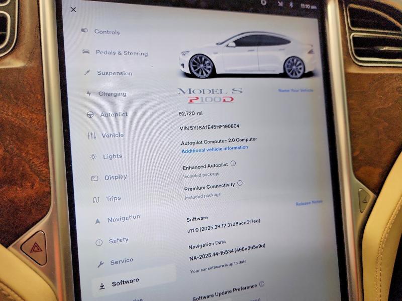 Продаж на аукціоні авто 2017 Tesla Model S, vin: 5YJSA1E45HF190804, номер лоту: 49601816