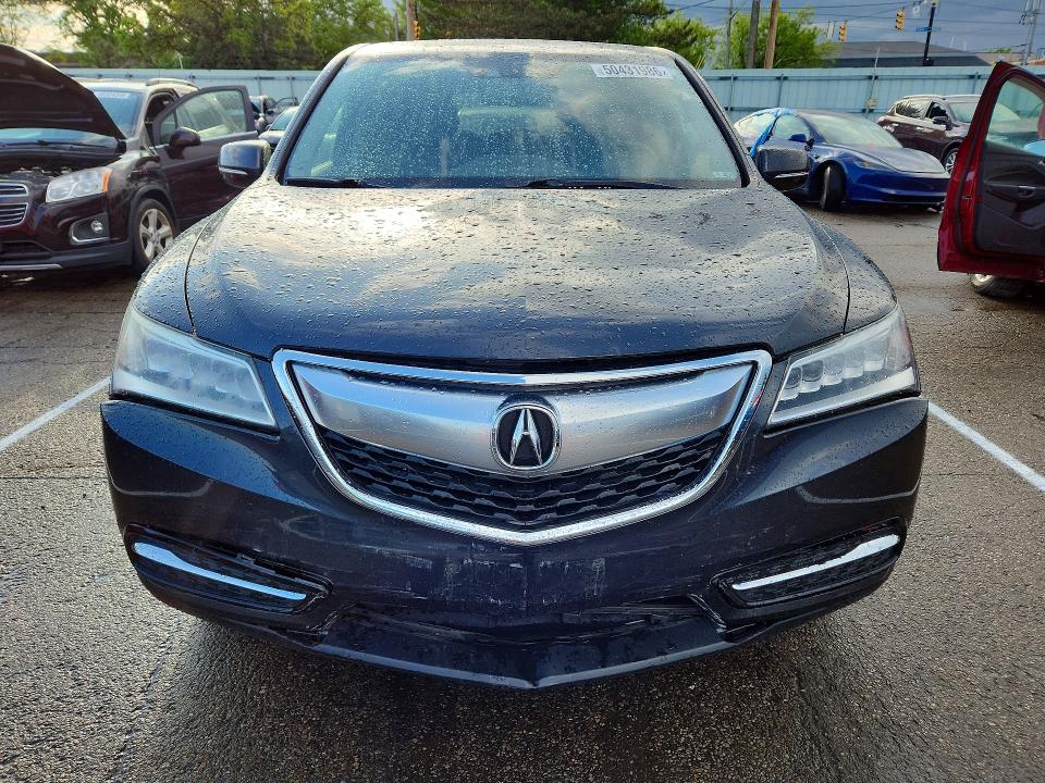 2014 Acura Mdx მანქანა იყიდება აუქციონზე, vin: 5FRYD4H43EB042367, აუქციონის ნომერი: 50431986