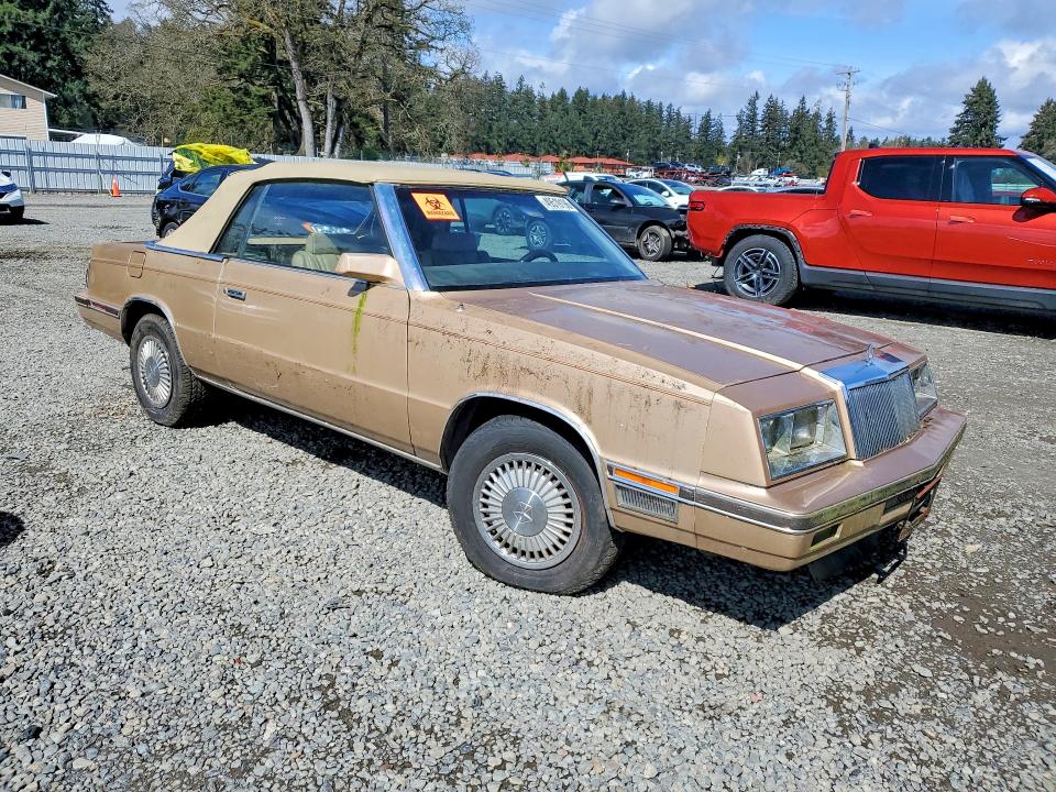 1984 Chrysler Lebaron მანქანა იყიდება აუქციონზე, vin: 1C3BC55C3EG167732, აუქციონის ნომერი: 49519196