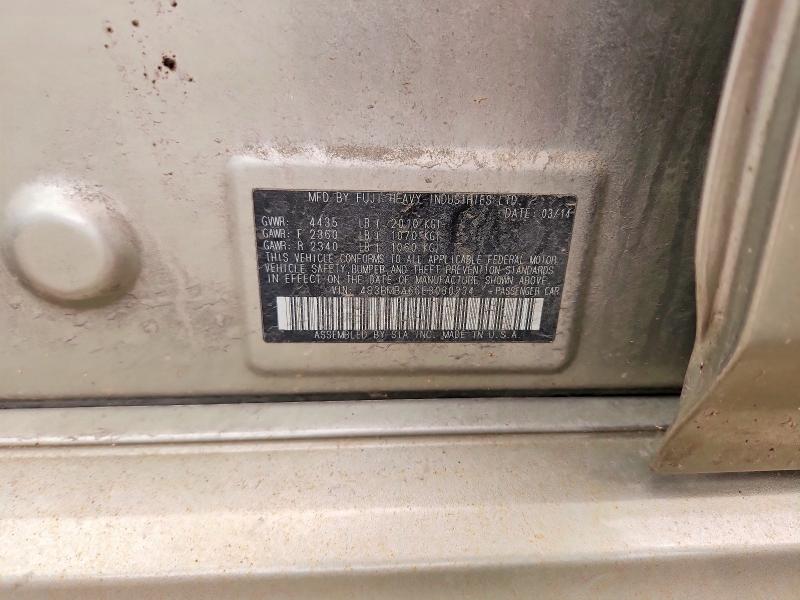 Aukcja sprzedaży 2014 Subaru Legacy, vin: 4S3BMBA66E3030234, numer aukcji: 51435626