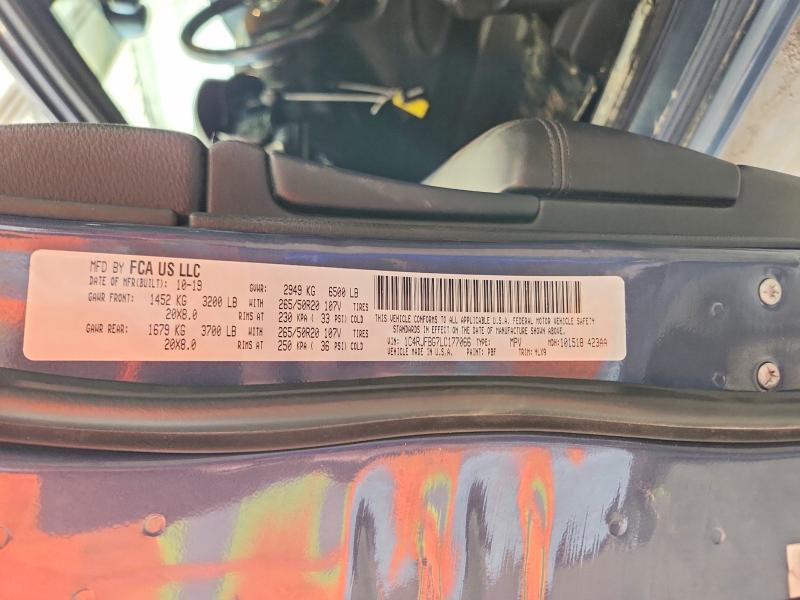 Продажа на аукционе авто 2020 Jeep Grand Cherokee, vin: 1C4RJFBG7LC177066, номер лота: 51679856