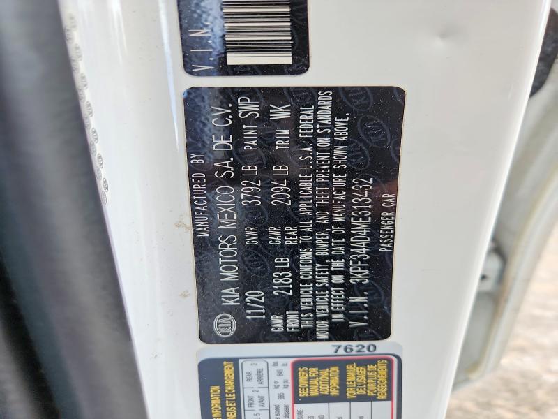 Продажа на аукционе авто 2021 Kia Forte, vin: 3KPF34AD4ME313432, номер лота: 50146416