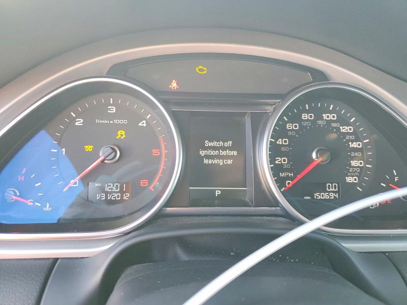 Aukcja sprzedaży 2013 Audi Q7, vin: WA1WMAFE8DD002787, numer aukcji: 50681676