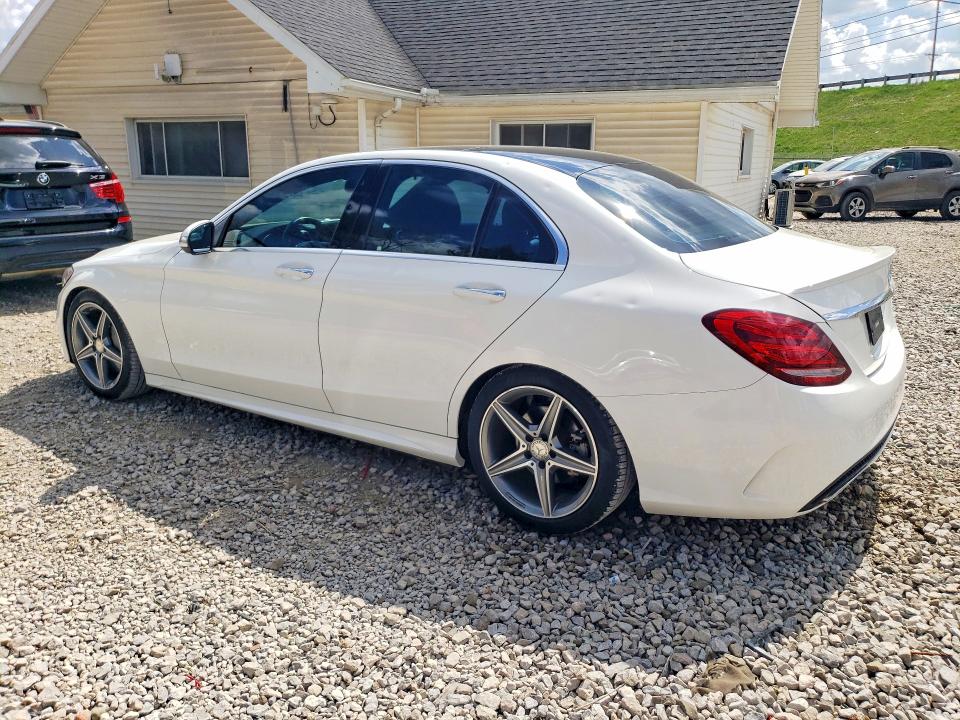 50949426 :رقم المزاد ، 55SWF4KB4FU040315 vin ، 2015 Mercedes-benz C مزاد بيع