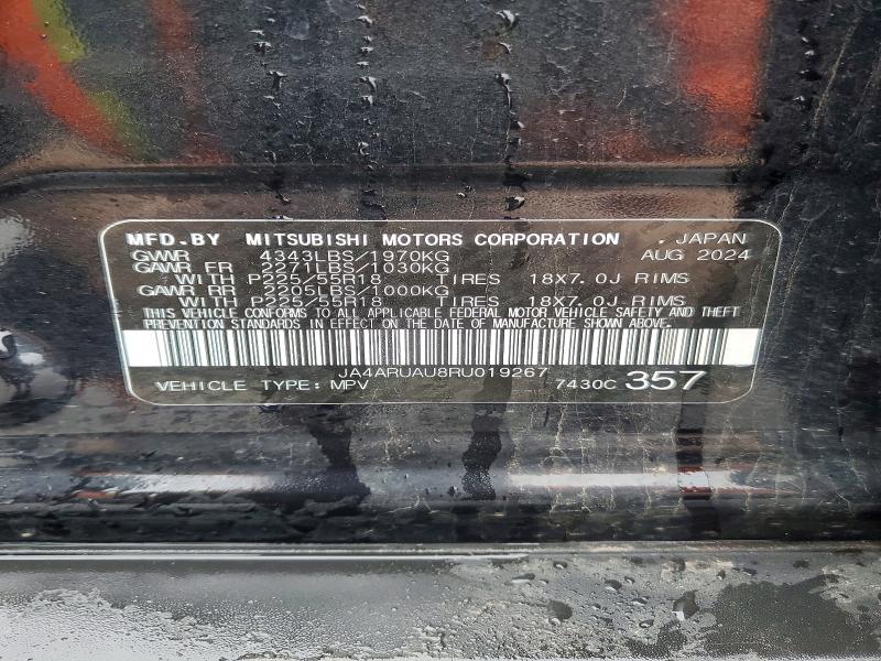 Продаж на аукціоні авто 2024 Mitsubishi Outlander Sport, vin: JA4ARUAU8RU019267, номер лоту: 51193666