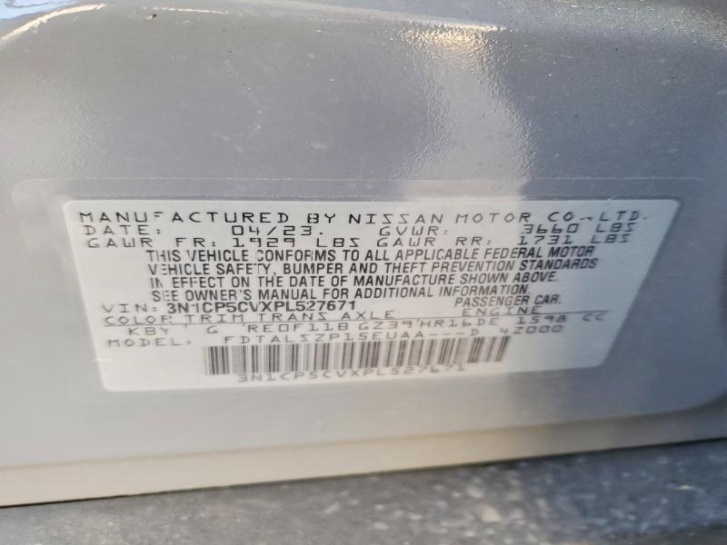Продаж на аукціоні авто 2023 Nissan Kicks, vin: 3N1CP5CVXPL527671, номер лоту: 51061526