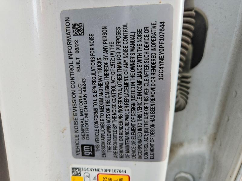 50621066 :رقم المزاد ، 1GC4YNEY0PF107644 vin ، 2023 Chevrolet Silverado مزاد بيع