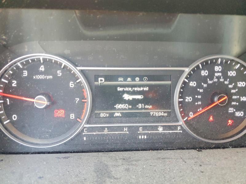 2022 Kia Sorento მანქანა იყიდება აუქციონზე, vin: 5XYRGDLC1NG100836, აუქციონის ნომერი: 50252886
