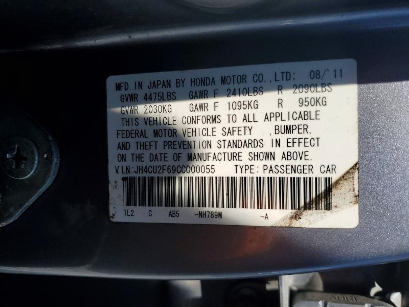 Продажа на аукционе авто 2012 Acura Tsx, vin: JH4CU2F69CC000055, номер лота: 50979316