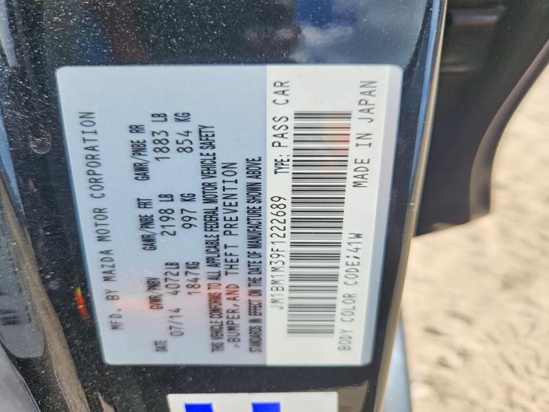 Продаж на аукціоні авто 2015 Mazda 3, vin: JM1BM1M39F1222689, номер лоту: 49852626