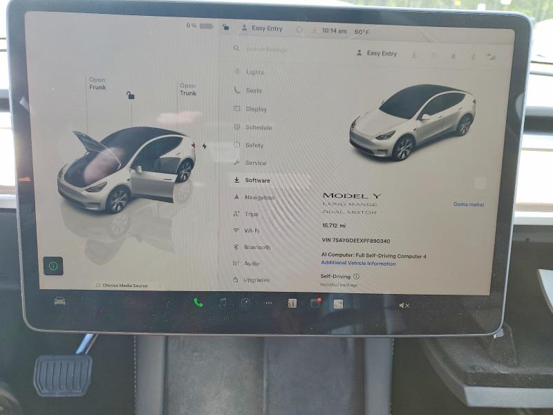 Aukcja sprzedaży 2023 Tesla Model Y, vin: 7SAYGDEEXPF890340, numer aukcji: 51327166