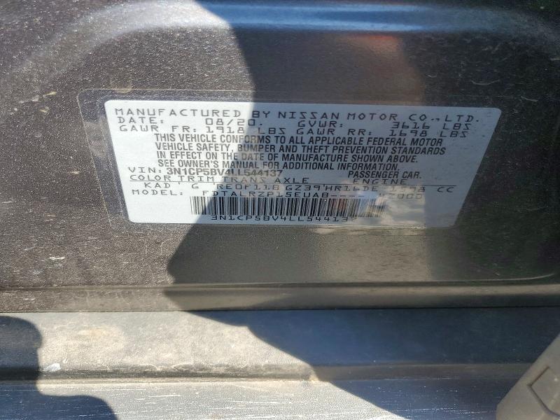 Продажа на аукционе авто 2020 Nissan Kicks, vin: 3N1CP5BV4LL544137, номер лота: 50795836