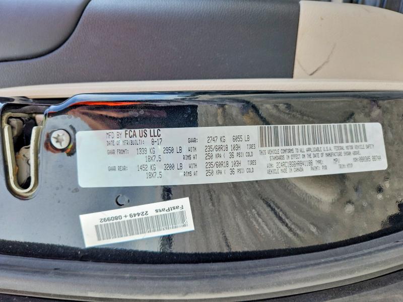 Продажа на аукционе авто 2017 Chrysler Pacifica, vin: 2C4RC1BG6HR841188, номер лота: 48860686
