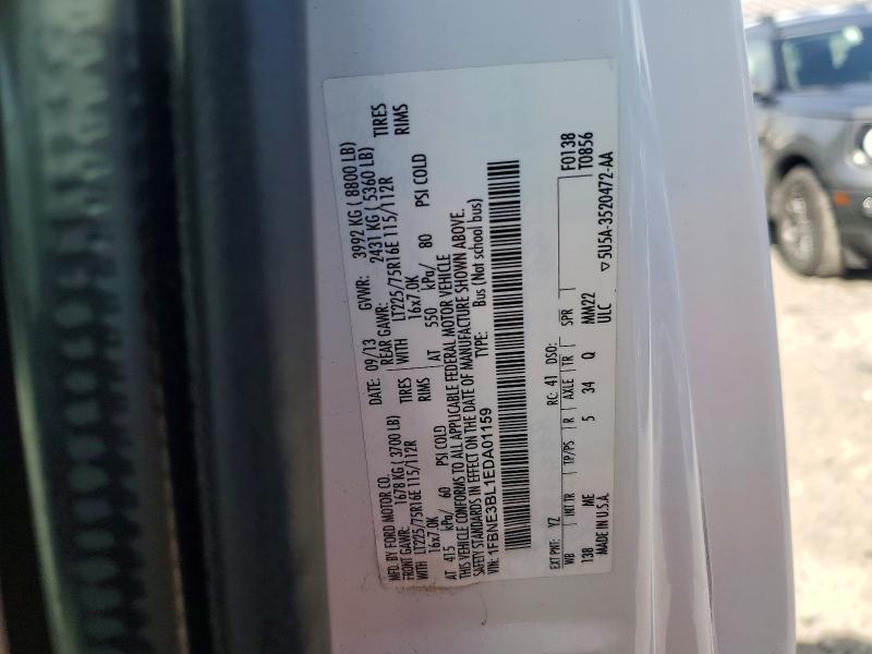 Продажа на аукционе авто 2014 Ford Econoline E350, vin: 1FBNE3BL1EDA01159, номер лота: 51417526