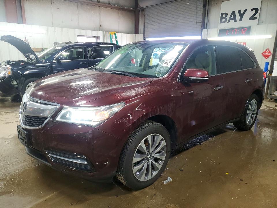 2014 Acura Mdx მანქანა იყიდება აუქციონზე, vin: 5FRYD4H67EB035956, აუქციონის ნომერი: 48763676