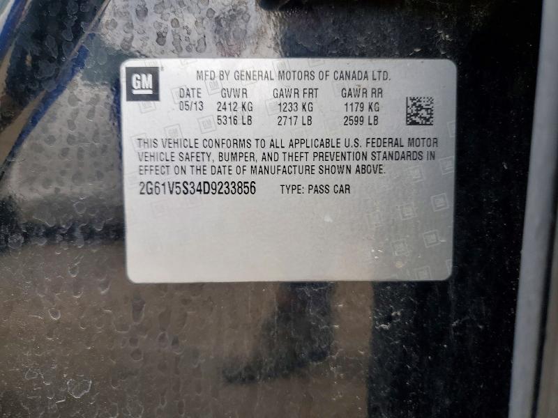 2013 Cadillac Xts მანქანა იყიდება აუქციონზე, vin: 2G61V5S34D9233856, აუქციონის ნომერი: 48285386