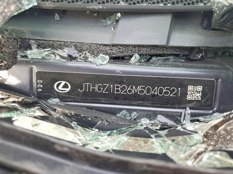 50179666 :رقم المزاد ، JTHGZ1B26M5040521 vin ، 2021 Lexus Is مزاد بيع