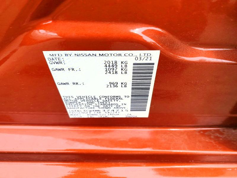 Продаж на аукціоні авто 2021 Nissan Altima, vin: 1N4BL4CW4MN374715, номер лоту: 51473016