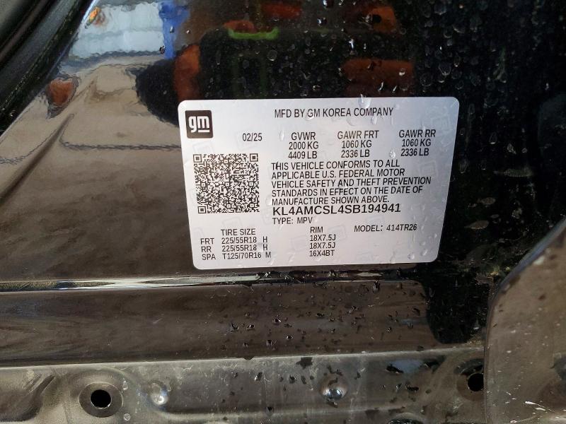 51487916 :رقم المزاد ، KL4AMCSL4SB194941 vin ، 2022 Buick Encore Gx مزاد بيع
