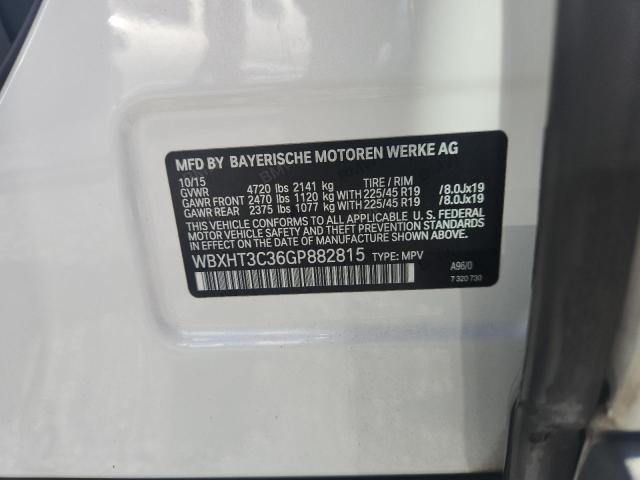 Продажа на аукционе авто 2016 Bmw X1, vin: WBXHT3C36GP882815, номер лота: 48752926