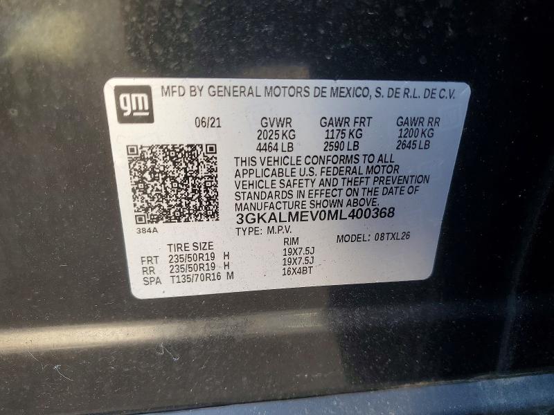 Продажа на аукционе авто 2021 Gmc Terrain, vin: 3GKALMEV0ML400368, номер лота: 50964246