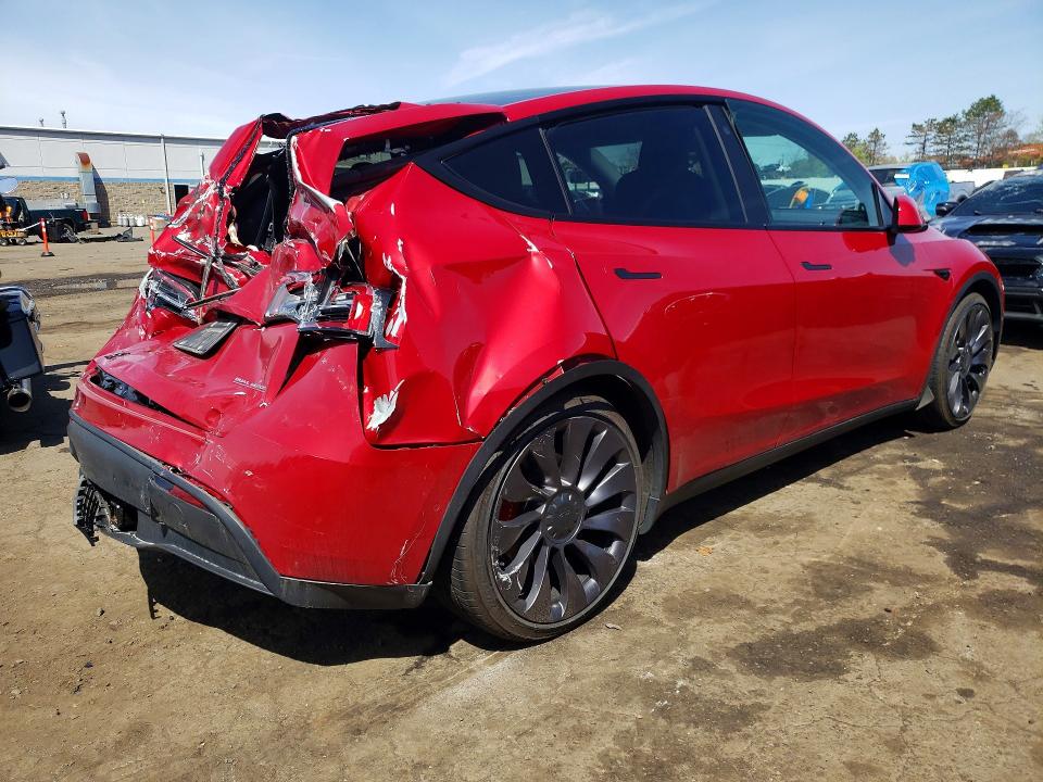 51381756 :رقم المزاد ، 7SAYGDEF0NF309773 vin ، 2022 Tesla Model Y مزاد بيع