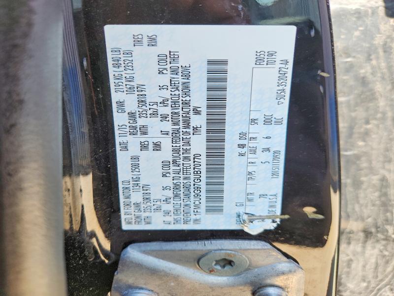 2016 Ford Escape მანქანა იყიდება აუქციონზე, vin: 1FMCU9G97GUB70770, აუქციონის ნომერი: 49882246