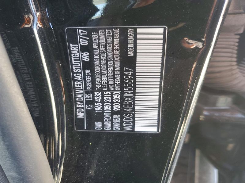 Aukcja sprzedaży 2018 Mercedes-benz Cla, vin: WDDSJ4EBXJN556947, numer aukcji: 48854096
