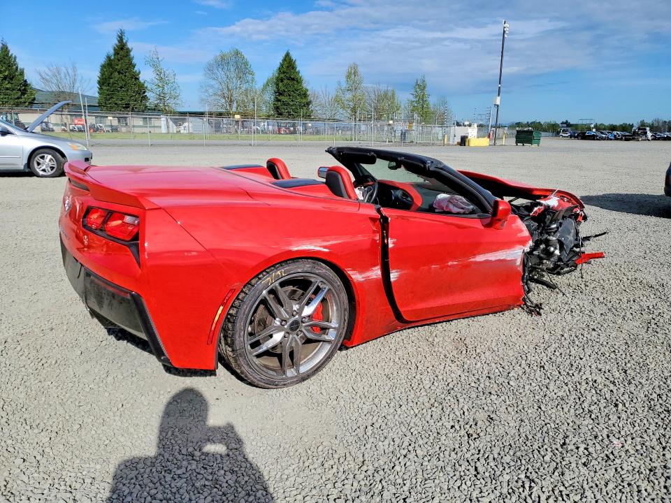 49270756 :رقم المزاد ، 1G1YL3D74E5113634 vin ، 2014 Chevrolet Corvette مزاد بيع