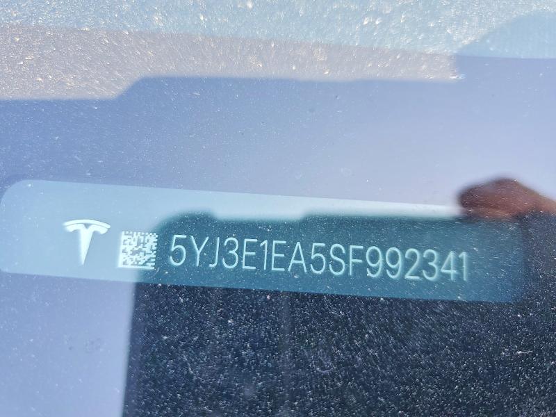 Продаж на аукціоні авто 2025 Tesla Model 3, vin: 5YJ3E1EA5SF992341, номер лоту: 50805986