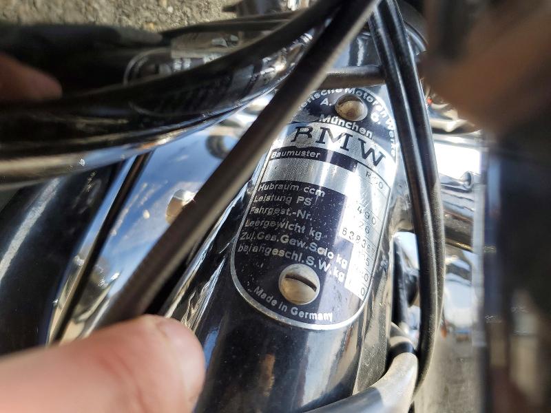 47689836 :رقم المزاد ، R50638367 vin ، 1966 Bmw R50/5 مزاد بيع