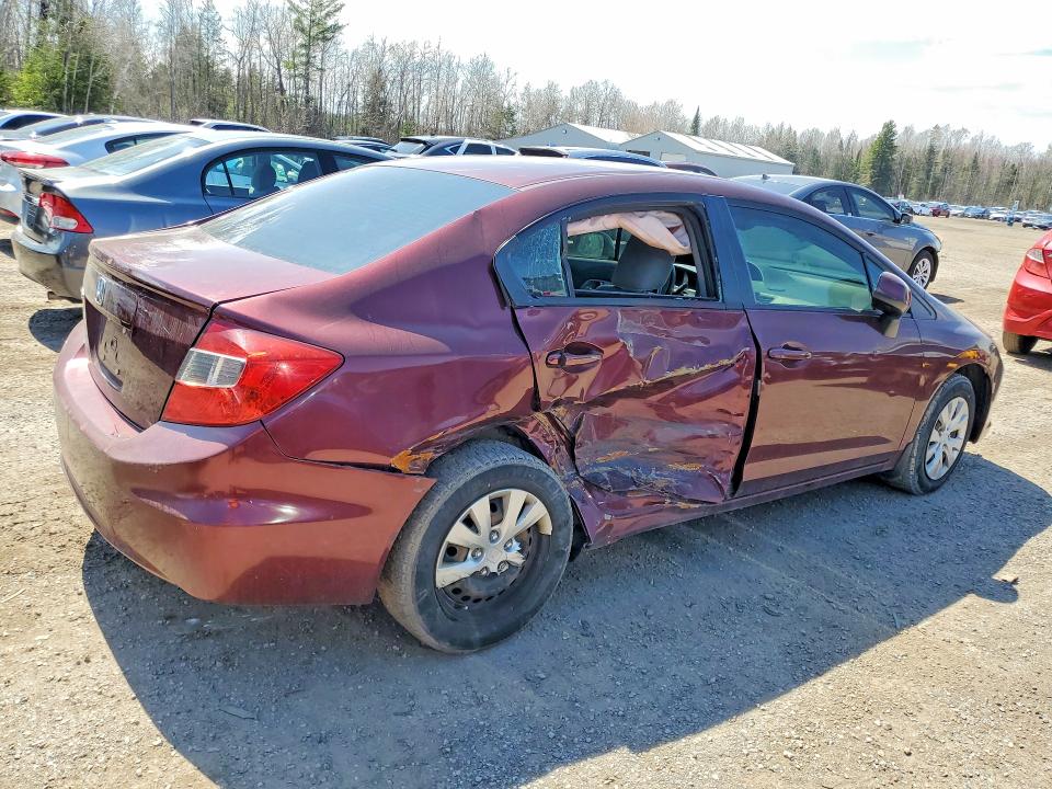 Продажа на аукционе авто 2012 Honda Civic, vin: 2HGFB2F45CH048184, номер лота: 46924256