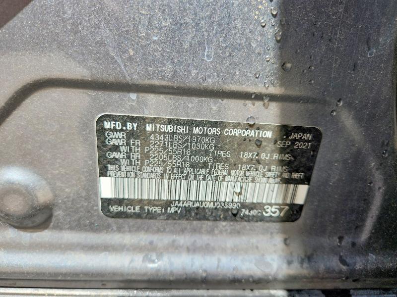 Aukcja sprzedaży 2021 Mitsubishi Outlander Sport, vin: JA4ARUAU0MU035990, numer aukcji: 51801086
