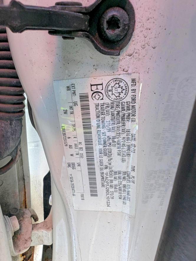 49127456 :رقم المزاد ، 1FADP3J29DL101224 vin ، 2013 Ford Focus مزاد بيع