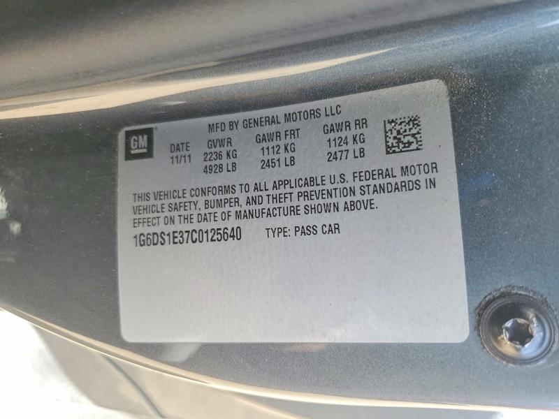 Продажа на аукционе авто 2012 Cadillac Cts, vin: 1G6DS1E37C0125640, номер лота: 50329566