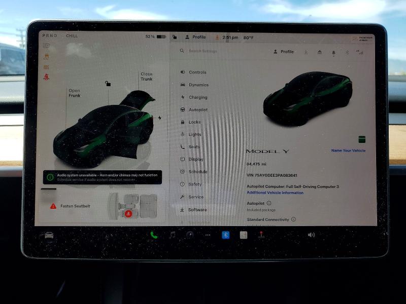 Продажа на аукционе авто 2023 Tesla Model Y, vin: 7SAYGDEE3PA083641, номер лота: 50157496