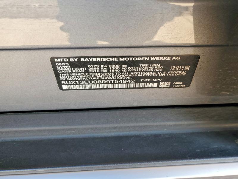 Продажа на аукционе авто 2024 Bmw X5, vin: 5UX13EU08R9T54942, номер лота: 50758126