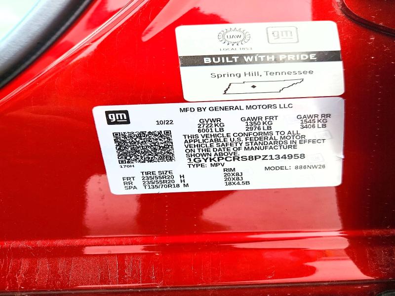 Aukcja sprzedaży 2023 Cadillac Xt6, vin: 1GYKPCRS8PZ134958, numer aukcji: 49459026