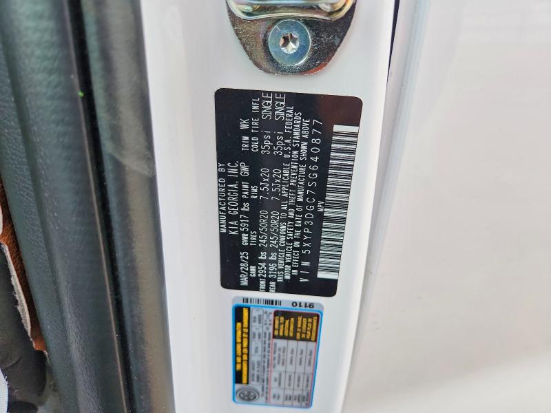 Aukcja sprzedaży 2025 Kia Telluride, vin: 5XYP3DGC7SG640877, numer aukcji: 48210706
