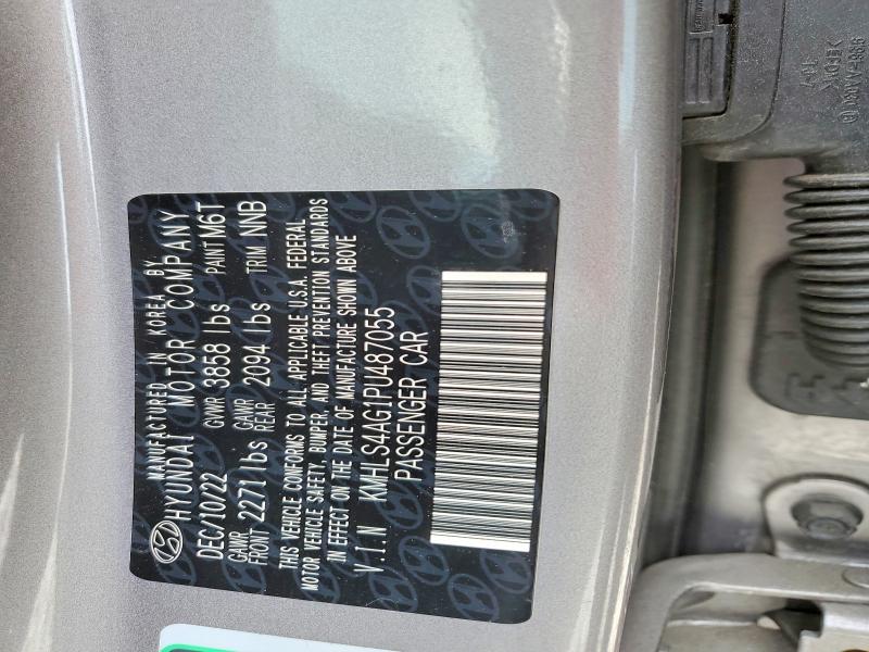 Продажа на аукционе авто 2023 Hyundai Elantra, vin: KMHLS4AG1PU487055, номер лота: 49408256