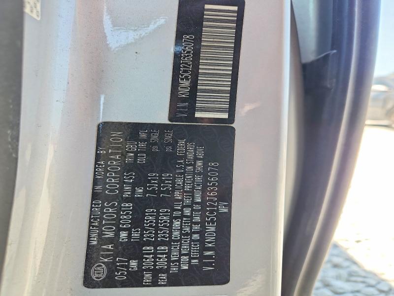 2018 Kia Sedona მანქანა იყიდება აუქციონზე, vin: KNDME5C12J6356078, აუქციონის ნომერი: 50809766