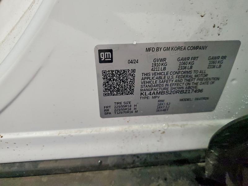 Продаж на аукціоні авто 2024 Buick Encore Gx, vin: KL4AMBS20RB217496, номер лоту: 53996056