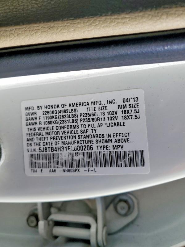 Продаж на аукціоні авто 2014 Acura Rdx, vin: 5J8TB4H31EL000206, номер лоту: 51089796