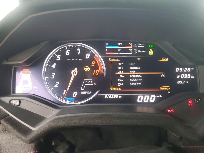 Aukcja sprzedaży 2018 Lamborghini Huracan, vin: ZHWUD4ZF7JLA11091, numer aukcji: 51181466