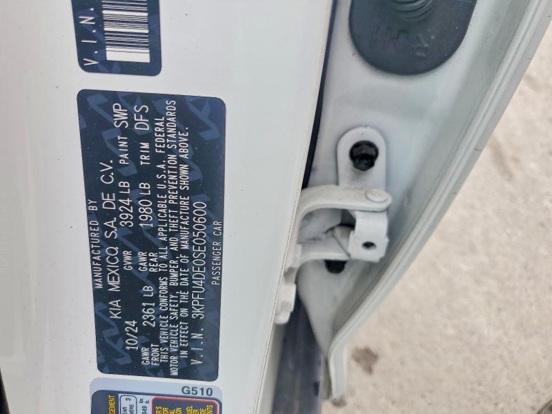 Aukcja sprzedaży 2025 Kia K4, vin: 3KPFU4DE0SE050600, numer aukcji: 48741896