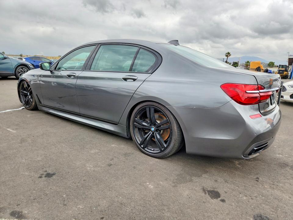 2016 Bmw 740 მანქანა იყიდება აუქციონზე, vin: WBA7E2C57GG547607, აუქციონის ნომერი: 50822606